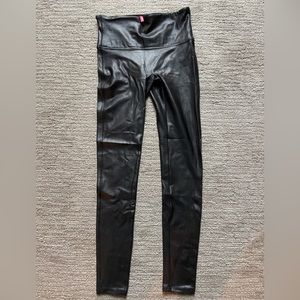 SPANX Leather Leggings - Size M